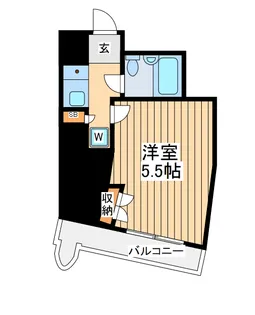 グローリア初穂町田【10階】の間取り