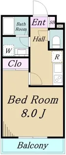 ザ・パーククロス大山【1階】の間取り