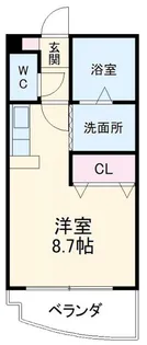 クロッシュメゾン【1階】の間取り