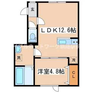 アン・エルム5【1階】の間取り