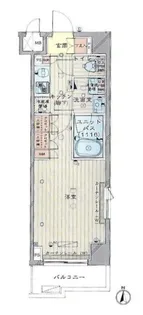 ルーブル高島平【2階】の間取り