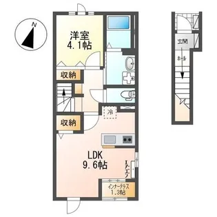 グランディール・M【2階】の間取り