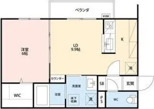 Casa in Collina【3階】の間取り