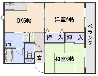 アルバ光南【1階】の間取り