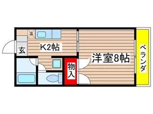 第5庭園ビル【2階】の間取り