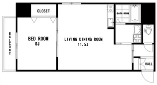 イリゼ【3階】の間取り