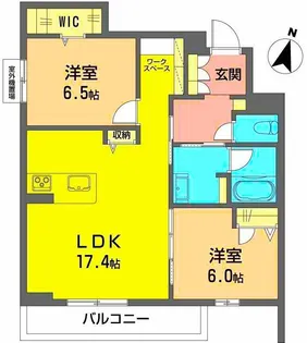 Crest Topia【3階】の間取り