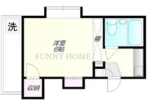 ハイツ藤【2階】の間取り