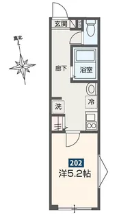 MELDIA梅島IX【2階】の間取り