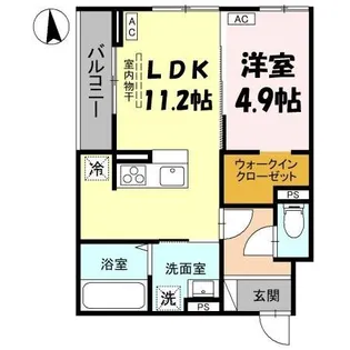 ABUNDANTIA A【2階】の間取り