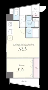 テ レジャンデール護国寺EAST(T legendaire)【3階】の間取り