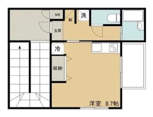 コンフォート浦崎(CK)【2階】の間取り