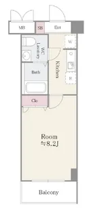 イーリスネオ【5階】の間取り