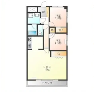 ネオニシキ【4階】の間取り