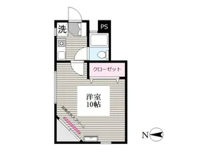 スクエアコート【2階】の間取り