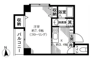 プレミール中野【4階】の間取り