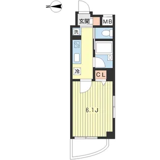 ペルソンヌ・弘明寺【4階】の間取り