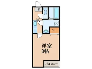 クレフラスト津福東【2階】の間取り