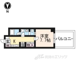 ルミノーサ三条小川【2階】の間取り