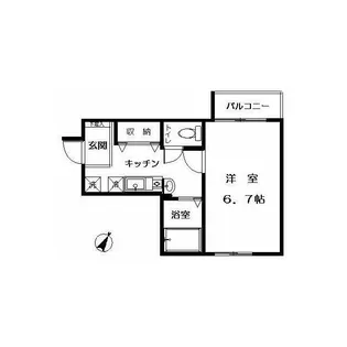 ラピス学芸大学【2階】の間取り