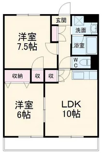 トップアイルII【1階】の間取り