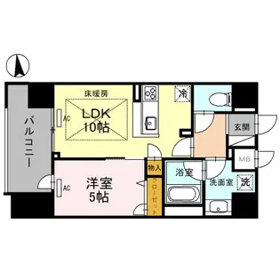 IBCResidenceWest【7階】の間取り