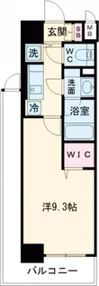 フェンテ・一条【6階】の間取り