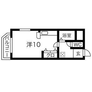 プリミエール大和通【3階】の間取り