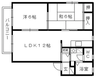 ディオン早出II【1階】の間取り