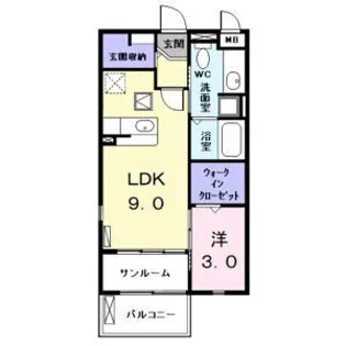 エポック【2階】の間取り