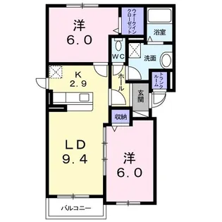 プロムナード【4階】の間取り