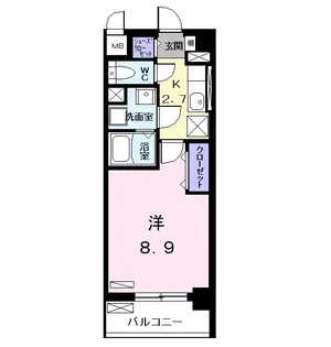 ジャルダン【3階】の間取り
