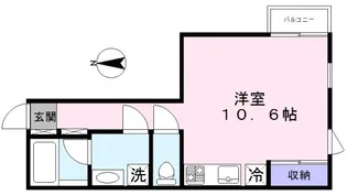 モン サン リュール経堂【1階】の間取り