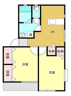 グリーンハウス前山弐番館【1階】の間取り
