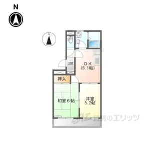 シャンクレール壱番館【1階】の間取り