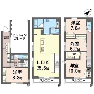 ラック【1階】の間取り