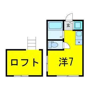 サンレイフラット【2階】の間取り