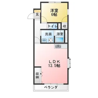 ネオアロス【2階】の間取り