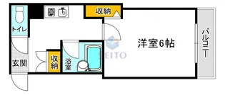 クィンシー江坂【4階】の間取り