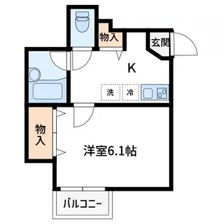 メゾン石神白山【1階】の間取り