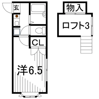 ドゥボワハイツ【2階】の間取り