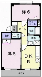 シャレール花見【1階】の間取り