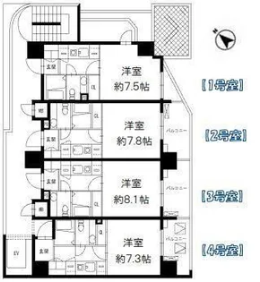Bris登戸【10階】の間取り
