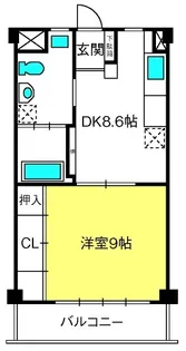 ひまわり緑館【1階】の間取り
