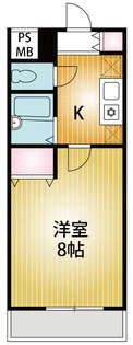 萩コーポ【2階】の間取り