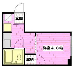 カーサ海田月見M3【4階】の間取り