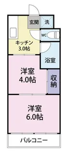 コーポ反町【2階】の間取り