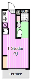 フローラ5【1階】の間取り