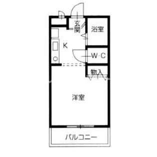タウンハウス松島【3階】の間取り