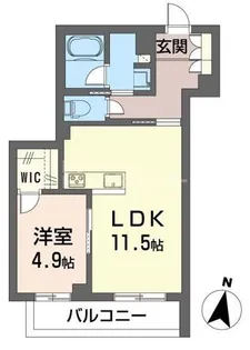 ボナドゥ【3階】の間取り